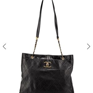 Chanel Black Quilted Shoulder Bag
